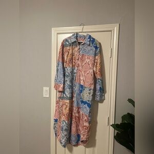 Anthropologie Maeve Multicolor Patterned Blouse